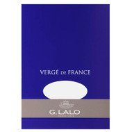 Lalo 11400L - Pad of 50 Plain Laid Sheets A5, 100 g, Verg De France, White
