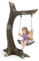 Marshall Home and Garden "Tree Swing" Miniature Fairy Garden Accessory #MG12