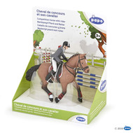 Papo Competition Horse with Rider Gift Set