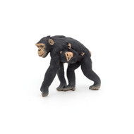 Papo Chimpanzee and Baby Figure, Multicolor