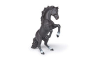 Papo Black Reared Up Horse Figure, Multicolor, oner Size