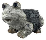 Red Carpet Studios Indoor/Outdoor 3-D Composite Animal Planter, Mini, Stone Frog