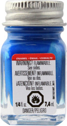 Testors Enamel Paint - Gloss Blue, 1/4 oz bottle