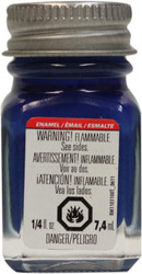 Testors Enamel Paint - Gloss Dark Blue, 1/4 oz bottle