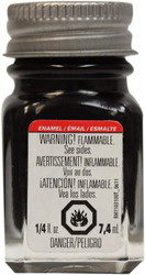 Testors Enamel Paint - Gloss Black, 1/4 oz bottle