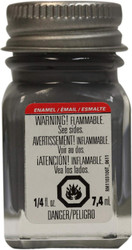 Testors Enamel Paint - Flat Gray, 1/4 oz bottle