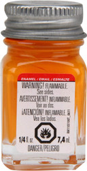 Testors Enamel Paint - Gloss Tangerine, 1/4 oz bottle