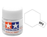 TAMIYA Acrylic XF2 Flat White TAM81302 Plastics Paint Acrylic
