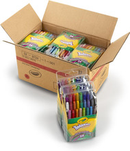Crayola Mini Twistable Crayons, Bulk Art Supplies, 24 Count, Case of 12