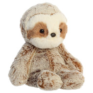 Aurora Snuggly Sweet & Softer Sloth Stuffed Animal - Comforting Companion - Imaginative Play - Brown 9 Inches