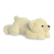 Aurora Adorable Flopsie Polaris Polar Bear Stuffed Animal - Playful Ease - Timeless Companions - White 12 Inches