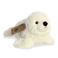 Aurora Eco-Friendly Eco Nation Seal Stuffed Animal - Environmental Consciousness - Recycled Materials - White 12 Inches
