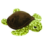 Aurora Huggable Destination Nation Sea Turtle Stuffed Animal - Global Exploration - Learning Fun - Green 13 Inches