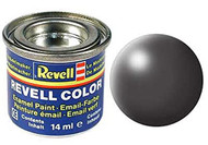 Revell Enamels 14ml Paint Tinlet, Dark Grey Silk RAL