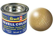 Revell Enamels 14ml Paint Tinlet, Gold Metallic