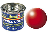Revell Enamels 14ml Paint Tinlet, Luminous Red Silk RAL