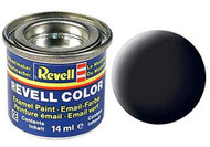 Revell Enamels 14ml Paint Tinlet, Black Matte