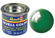 Revell Enamels 14ml Paint Tinlet, Emerald Green Gloss RAL
