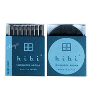 hibi 10 Minutes Aroma Incense Matches Cedarwood Box of 8