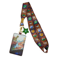 Loungefly Universal Land Before Time Group Scene Lanyard w/Cardholder