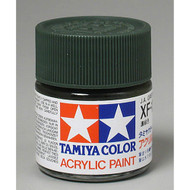 Tamiya Acrylic XF11 Flat Jungle Green TAM81311 Plastics Paint Acrylic