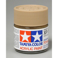 Tamiya Acrylic XF59 Flat Desert Yel TAM81359 Plastics Paint Acrylic