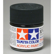 TAMIYA Acrylic XF27 Flat Black Green TAM81327 Plastics Paint Acrylic