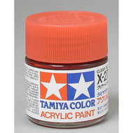 Tamiya Acrylic X27 Gloss Clear Red TAM81027 Plastics Paint Acrylic