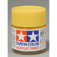 TAMIYA Acrylic XF3 Flat Yellow TAM81303 Plastics Paint Acrylic