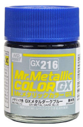 GX216 Metallic Dark Blue 18ml GSI Mr Color GX