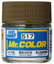 Gunze GSI Mr. Hobby Color Lacquer C517 Brown 3606 Model Paint (10ml)