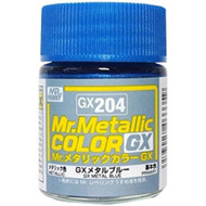GX204 Metallic Blue 18ml, GSI Mr Color GX