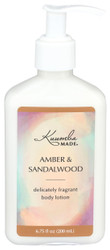 Kuumba Made Amber & Sandalwood Body Lotion 6.75 OZ