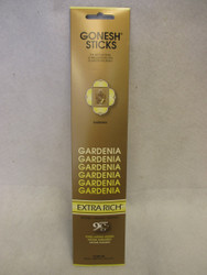 Gonesh Extra Rich Incense Sticks Gardenia 12 Packs of 20 (240 Count)