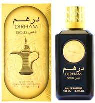 Ard Al Zaafaran Dirham Gold Eau De Parfum Spray, 3.4 Ounces 100ml (Unisex)
