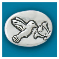 Basic Spirit Hummingbird - Practice Kindness Coin Handcrafted Pewter, Nature Bird Gift for Coin Collecting