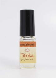 Sandalwood - Triloka Perfume Oil - 1/8 Ounce Bottle