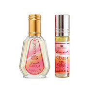 Al Rehab Sabaya 2-Piece Set (1.7 Oz Eau De Parfum Spray + 0.20 Oz Concentrated Perfume Rollerball)