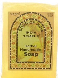 (12-Pack) Song of India India Temple Herbal Hand Made Soap 100 Gram (3.3 Ounce) Bar