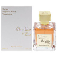 Fragrance World Maison Barakkat Gentle Gold Eau de Parfum Spray for Unisex, 3.4 Fl Oz (100 ml)