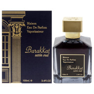 Fragrance World Barakkat Satin Oud Eau de Parfum Spray for Unisex, 3.4 Fl Oz (100 ml)