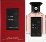 Fragrance World Pose As Rose Eau de Parfum Spray for Women, 3.4 Fl Oz (100 ml)