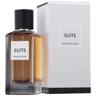 Fragrance World Suits Eau de Parfum Spray for Unisex, 3.4 Fl Oz (100 ml)