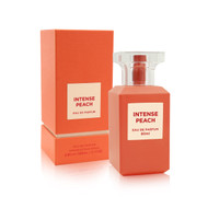 Fragrance World Intense Peach Eau de Parfum Spray for Unisex, 2.7 Fl Oz (80 ml)