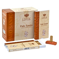 Golden Lotus Natural Smudge Incense Bricks, 180 Brick Bulk Box - Palo Santo