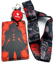 Loungefly - IT Pennywise The Clown - I Love Derry With Balloon Lanyard - With Cardholder & Charm