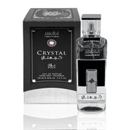 Ard Al Zaafaran Crystal Black Eau de Parfum Spray for Unisex, 3.4 Fl Oz (100 ml)