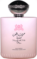 Ard Al Zaafaran Huroof Al Hub Flora Eau de Parfum Spray for Women, 3.4 Fl Oz (100 ml)
