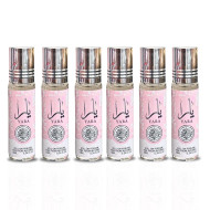 (6-PACK) Yara Roll On Perfume Oil CPO 10ml (0.34 Ounce) Travel Size