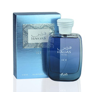 Rasasi Hawas Ice Eau de Parfum Spray for Men, 3.4 Fl Oz (100 ml)
